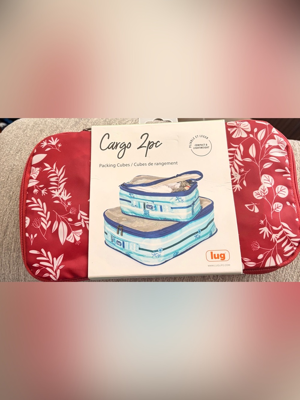 lug Cargo 2pc Packing Cubes NWT flourish berry